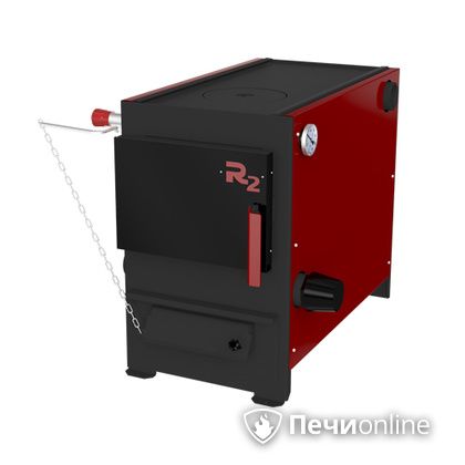 Твердотопливный котел Термокрафт R2 12 кВт конфорка термометр круглый выход в Реже